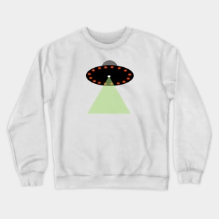 minimalist spaceship Crewneck Sweatshirt